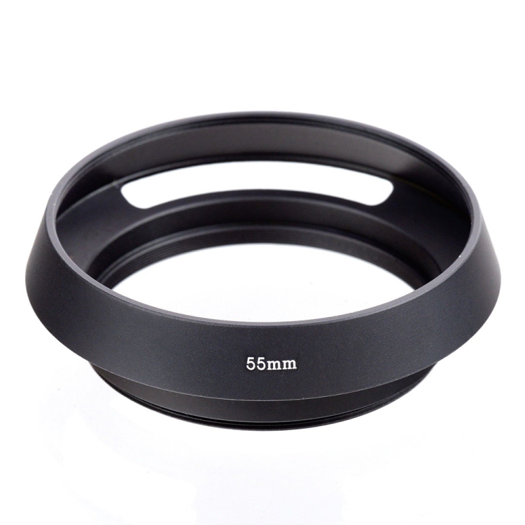 Buy Metal Vented Lens Hood for Lens with 55mm Filter Thread Buy Lens Hood